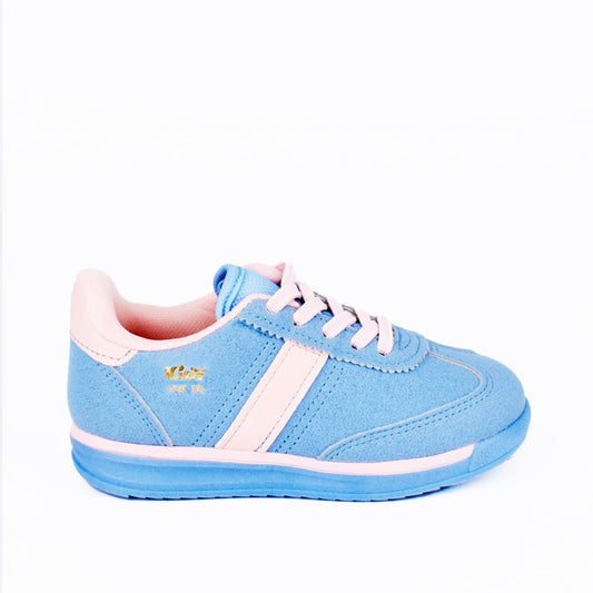 Tênis Infantil Menina Kidy RK 70 Azul/Rosa Confortável e Antiderrapante - Kidy Calçados - Tênis