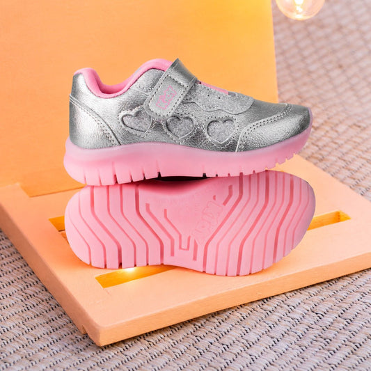 Tênis Infantil Menina Kidy Ultra Flex Prata Macio Anatômico - Kidy Calçados -