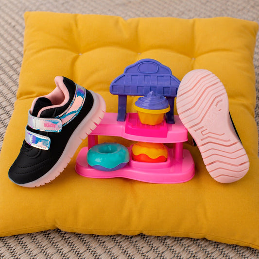 Tênis Infantil Menina Kidy Ultra Flex Preto Macio Anatômico - Kidy Calçados -