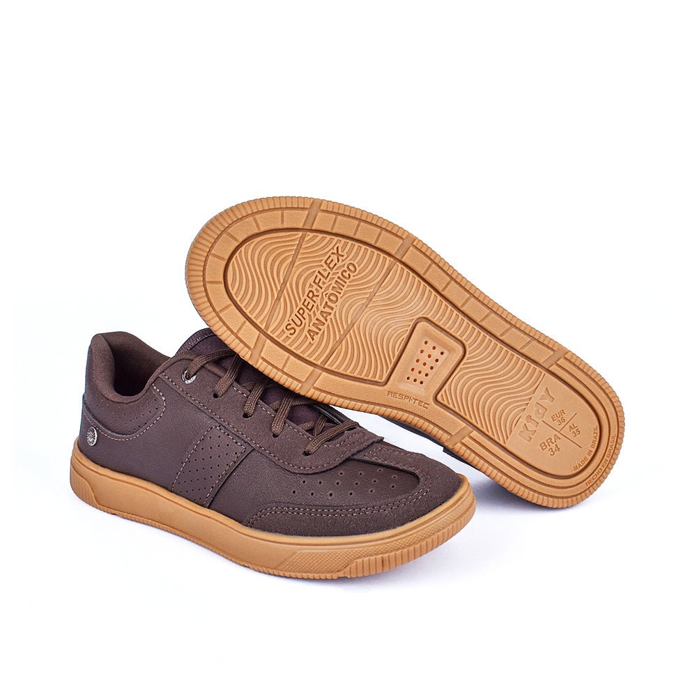 Tênis Infantil Menino K360 Casual Conforto Café - Kidy Calçados -