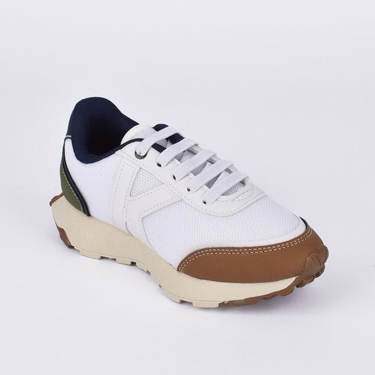 Tênis Infantil Menino K360 Jogger Conforto e Amortecimento Azul Marinho e Verde Kidy - Kidy Calçados - Tênis