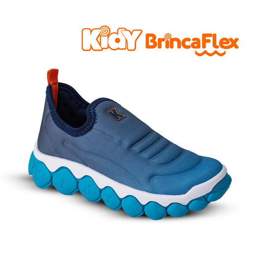 Tênis Infantil Menino Kidy Brinca Flex Ultra Flexível Azul Marinho - Kidy Calçados -