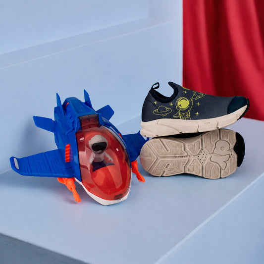 Tênis Infantil Menino Kidy Energy Baby Azul Calce Fácil Anatômico - Kidy Calçados -