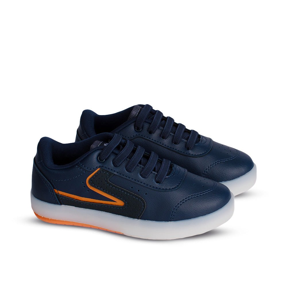 TENIS INFANTIL MENINO KIDY HYPE LED MARINHO - Kidy Calçados - Tênis