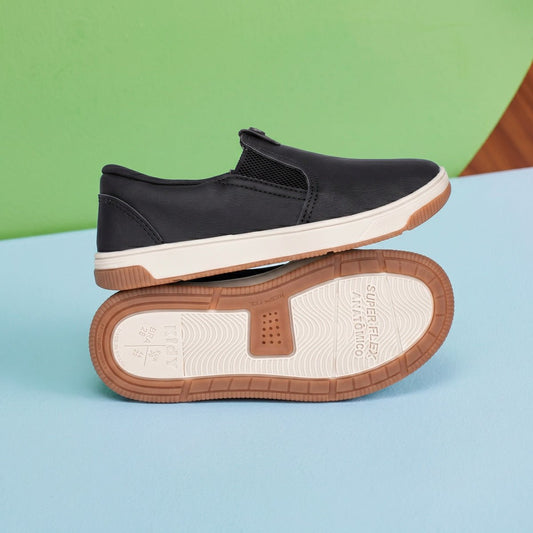 Tênis Infantil Menino Kidy K360 Casual Conforto Preto Calce Fácil - Kidy Calçados -