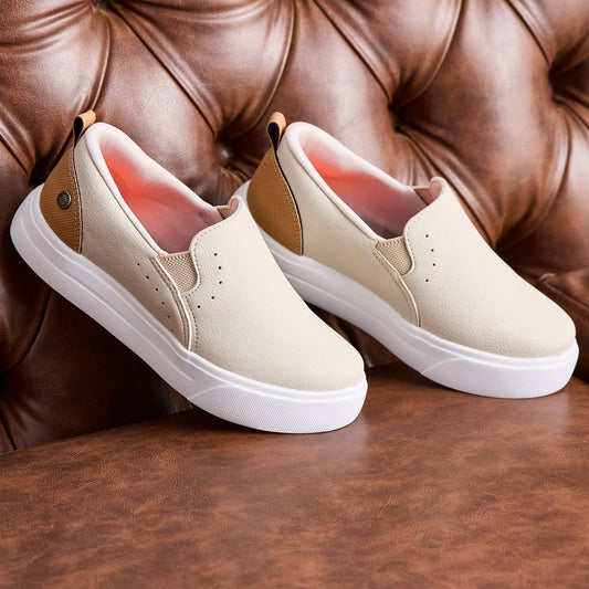 Tênis Infantil Menino Kidy K360 Ultra Leve Natural Slip - On e Solado EVA Ultraleve - Kidy Calçados -