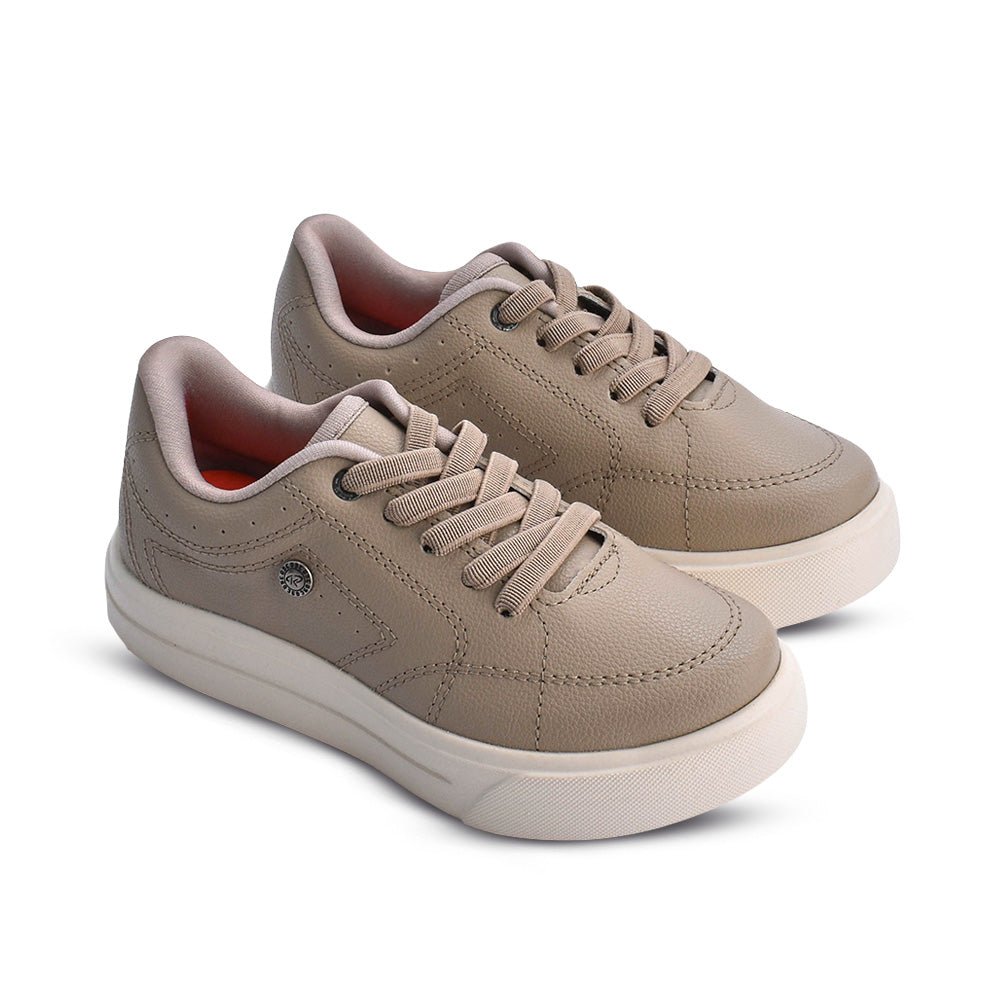 Tênis Infantil Menino Kidy K360 Ultra Leve Taupe Conforto e Leveza - Kidy Calçados - Tênis