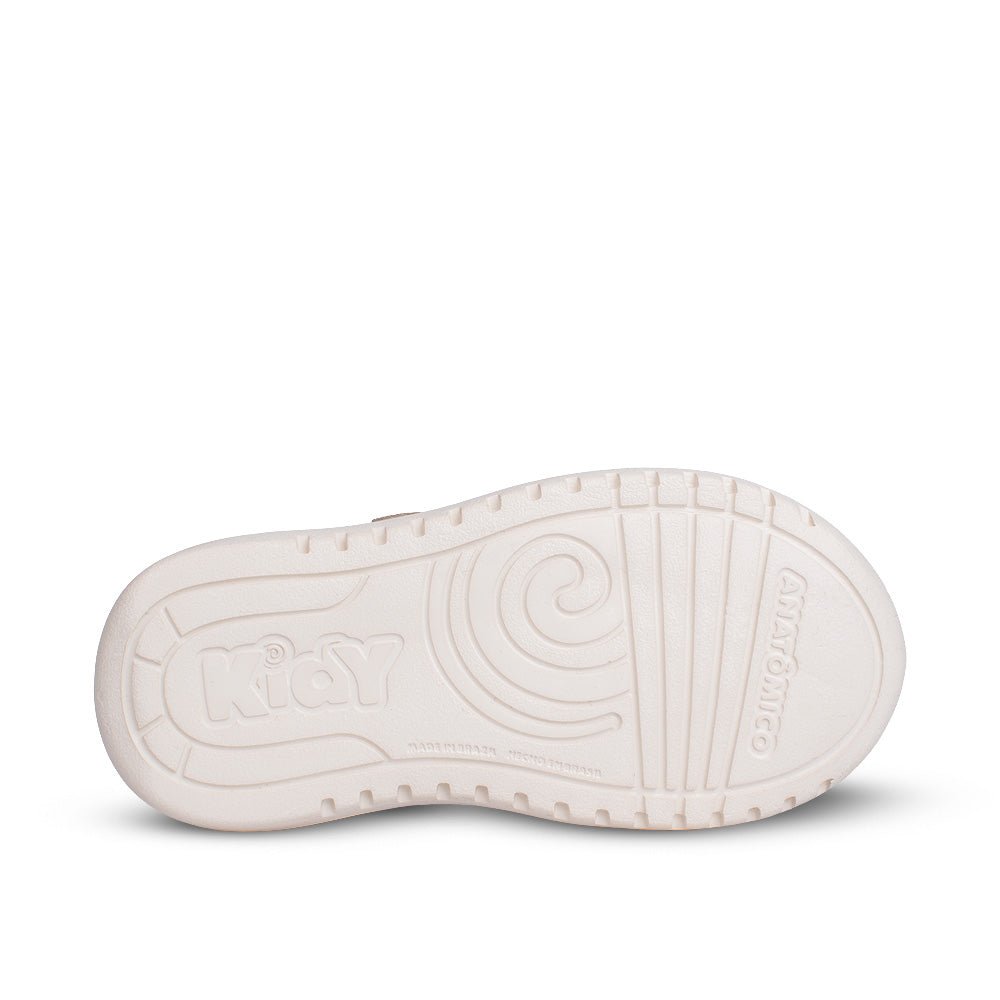 Tênis Infantil Menino Kidy Soft Off White Marinho Super Leve e Confortável - Kidy Calçados -