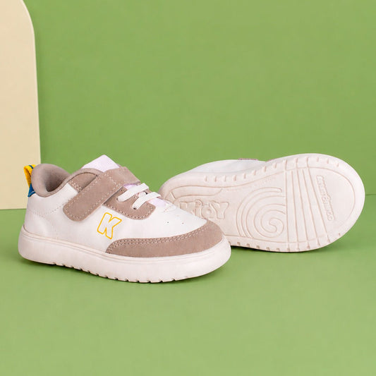 Tênis Infantil Menino Kidy Soft Off White Marinho Super Leve e Confortável - Kidy Calçados -