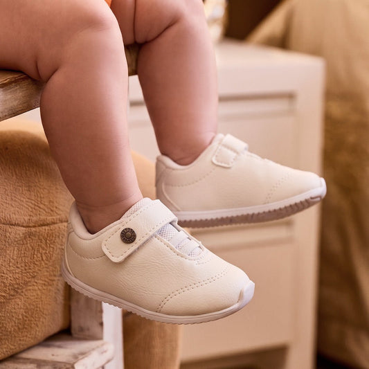 Tênis Infantill Unissex Kidy Casual Branco Baby Para Batizado - Kidy Calçados -