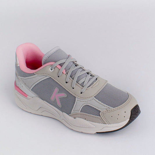 Tênis K360 Retro Cinza e Rosa - Kidy Calçados - Tênis