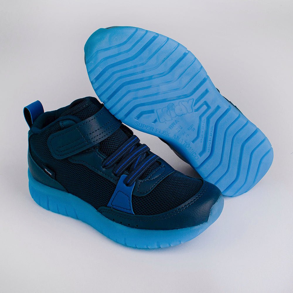 TENIS KIDY LIGHT FUN MARINHO/AZUL ROYAL - Kidy Calçados - Tênis