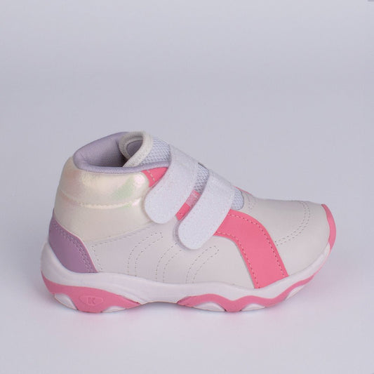 TÊNIS KIDY PLAY RESPITEC BRANCO/ROSA/LILAS - Kidy Calçados - Tênis