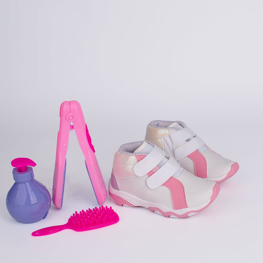 TÊNIS KIDY PLAY RESPITEC BRANCO/ROSA/LILAS - Kidy Calçados - Tênis