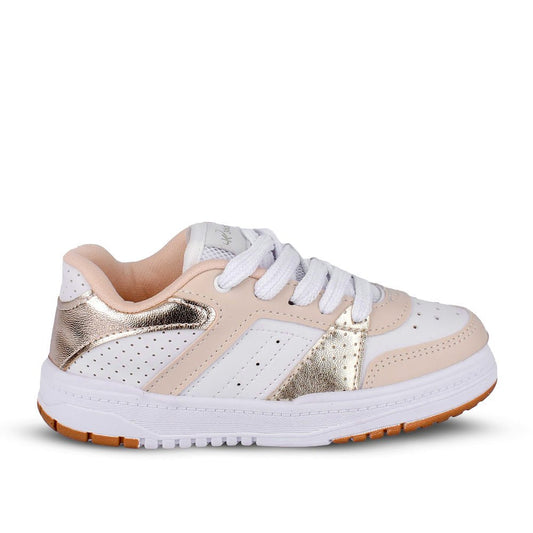 Tênis Menina Infantil Kidy K360 Estilo Branco Estiloso - Kidy Calçados - Tênis