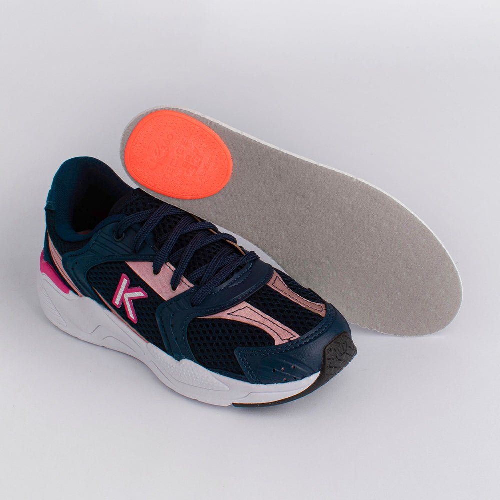 Tênis Menina K360 Retro Marinho Gloss - Kidy Calçados - Tênis