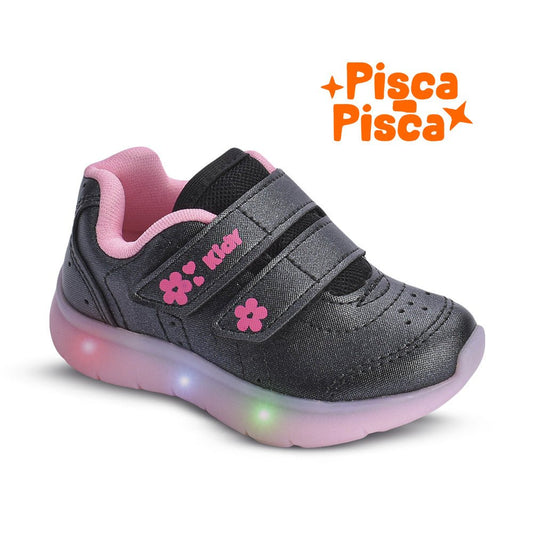 Tênis Menina Kidy Flex Light Preto - Kidy Calçados - Tênis