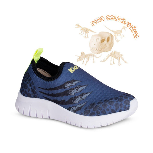 Tênis Menino Infantil Ultra Flex Marinho e Verde - Kidy - Kidy Calçados - Tênis