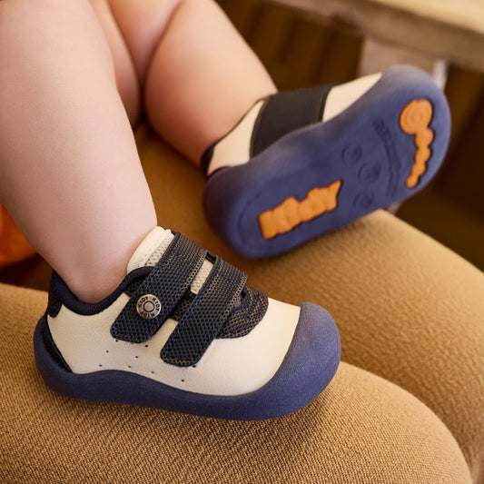 Tênis Sapatilha Infantil Menino Kidy Casual Marinho/Branco Primeiros Passos - Kidy Calçados -