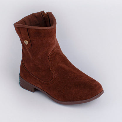 Bota Menina Infantil Kidy Montaria Baby Camel