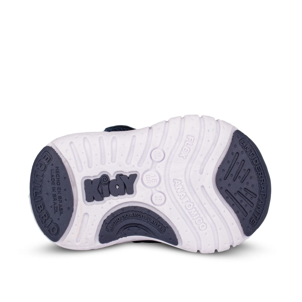 Tênis Infantil Menino Kidy Equilibrio Marinho Conforto e Segurança