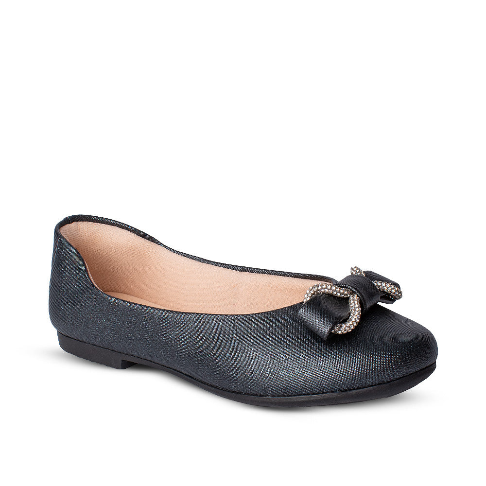 Sapatilha Infantil Menina Kidy Soft Preta | Elegância e Conforto