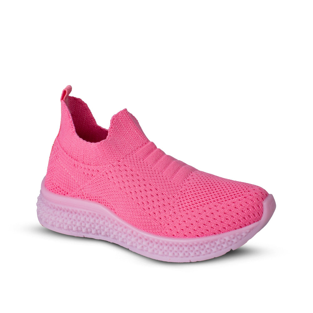 Tênis Infantil Menina Kidy Energy Tear Calce Fácil Macio Anatômico Rosa