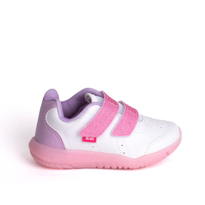 TENIS KIDY FLEX LIGHT BRANCO/ROSA/LILAS Kidy