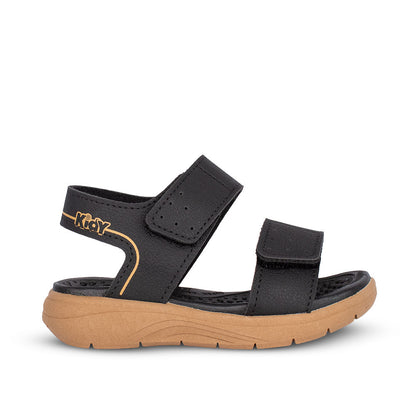 Sandália Infantil Menino Kidy Fly Baby Preto Conforto e Segurança