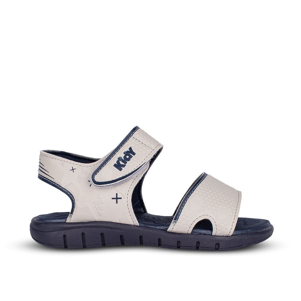 Sandália Menino Kidy Toys Dinossauros Cinza Marinho