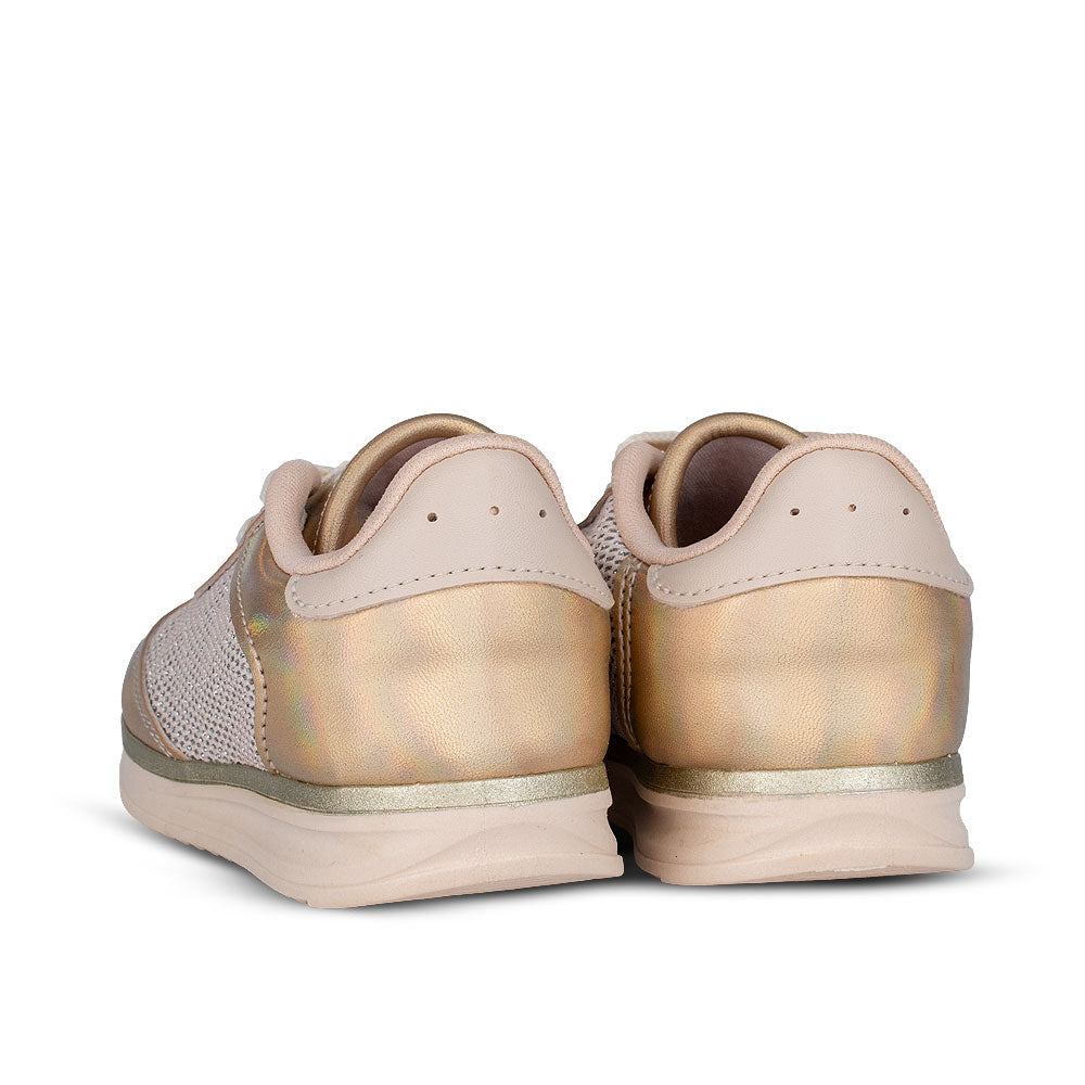 Tênis Infantil Menina Kidy RK 70 Ouro Conforto e Segurança