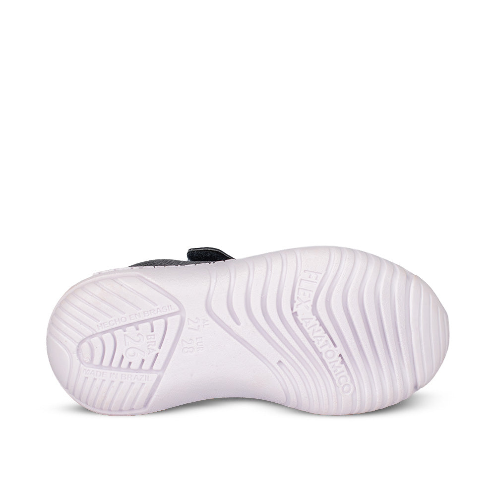 Tênis Infantil Menino Kidy Flex Light Grafite/Marinho Escolar