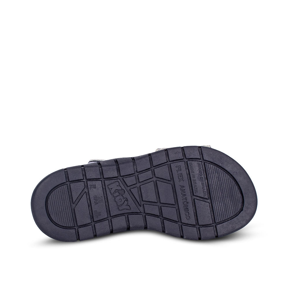 Sandália Menino Kidy Toys Dinossauros Cinza Marinho