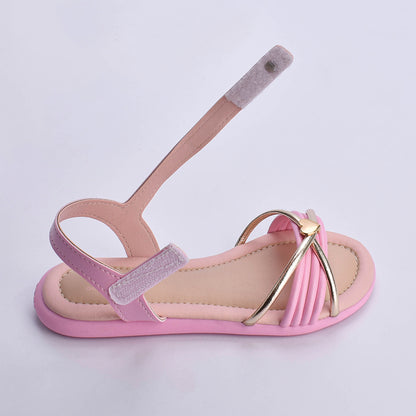 Sandália Menina Infantil Kidy Cristal Rosa