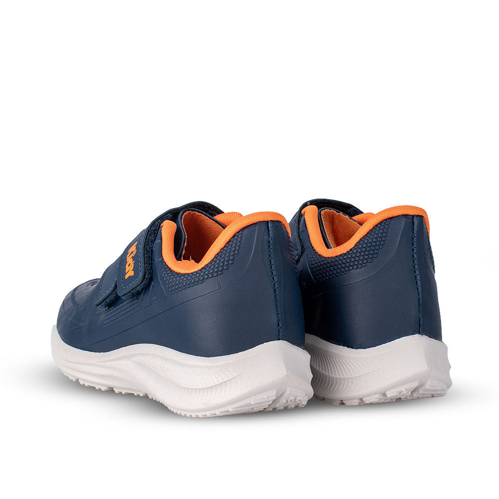 Tênis Kidy Super Conforto Respitec Marinho e Laranja