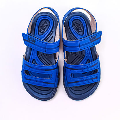 SANDÁLIA PAPETE MENINO KIDY TOYS AZUL/LARANJA