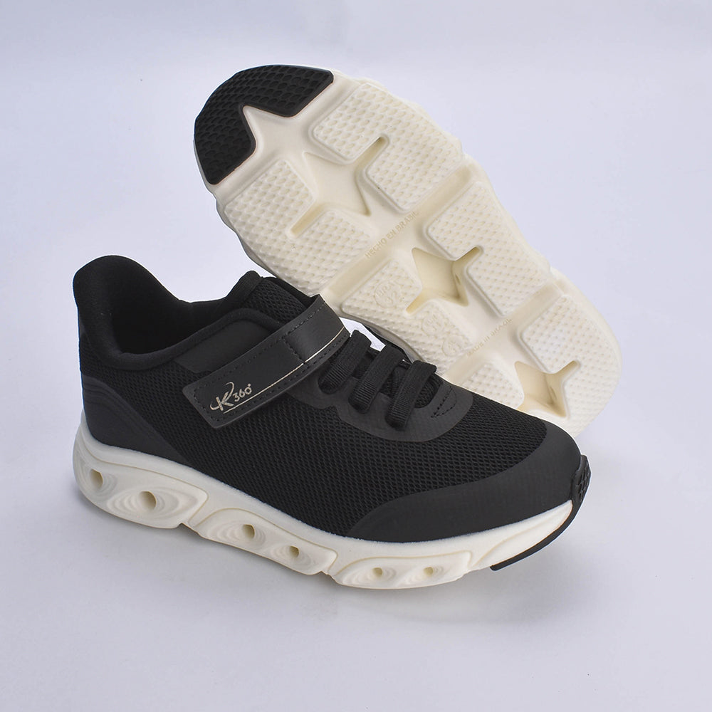 Tênis Menino Infantil K360 Energy Impulso Preto e Bronze