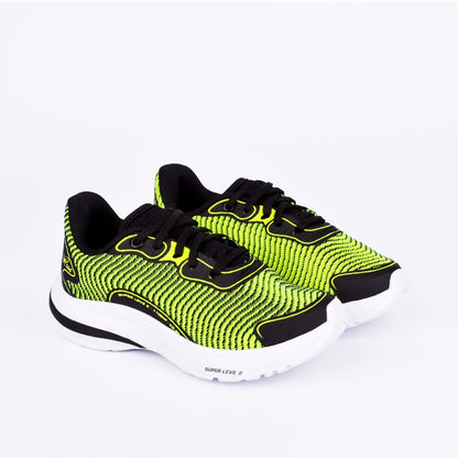 TENIS INFANTIL MENINO K-360 SUPER LEVE AMARELO NEON/PRETO