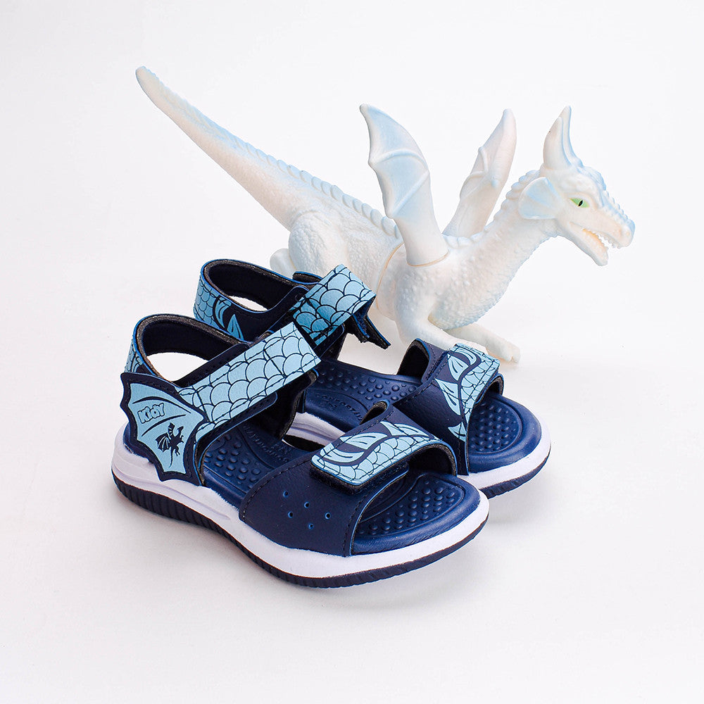 SANDALIA KIDY FLY BABY MARINHO/AZUL