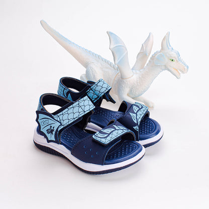 SANDALIA KIDY FLY BABY MARINHO/AZUL