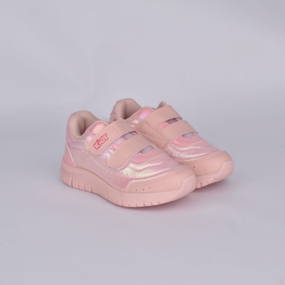 Tênis Kidy Ultra Flex Nude Holográfico