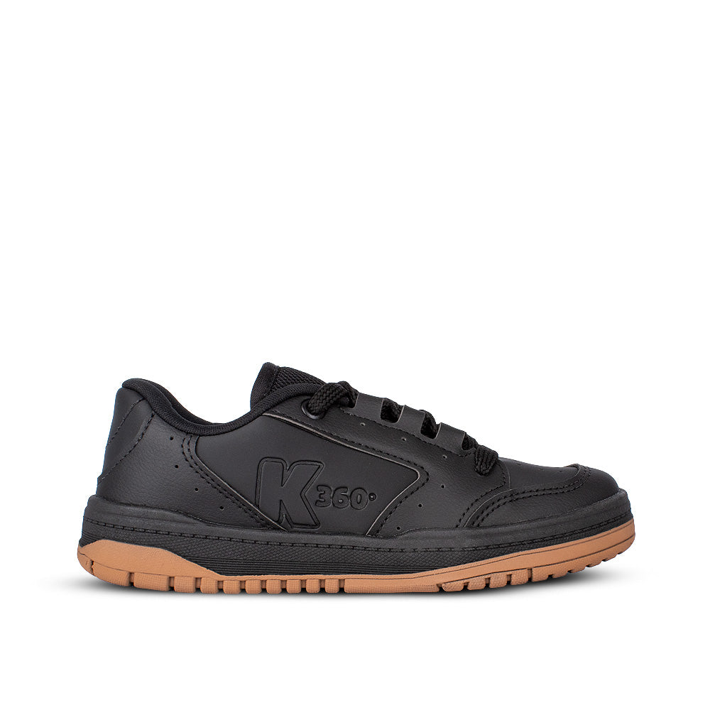 Tênis Infantil Menino Kidy K360 Estilo Casual Preto/Crepe Anatômico