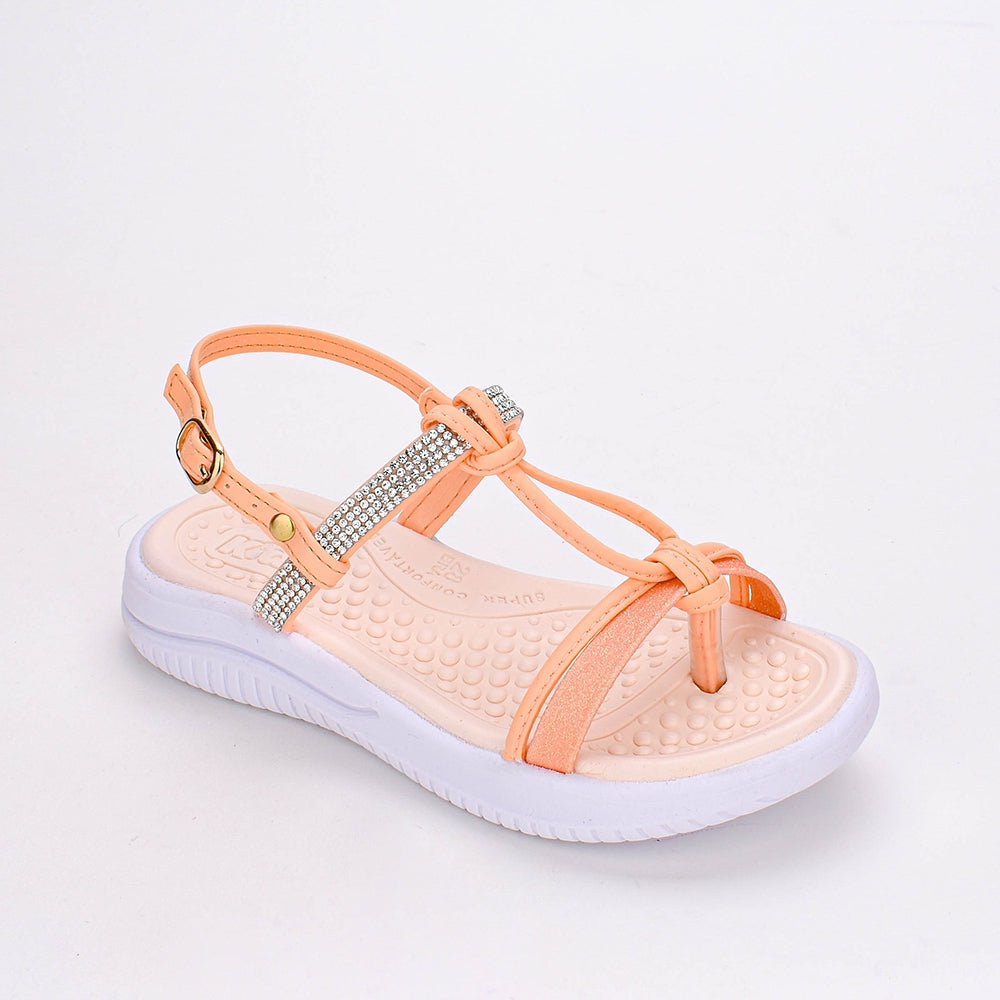 SANDÁLIA INFANTIL MENINA KIDY FLY PESSEGO