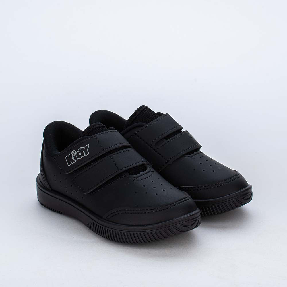 Tênis Infantil Menino Kidy Usefull Preto College Escolar