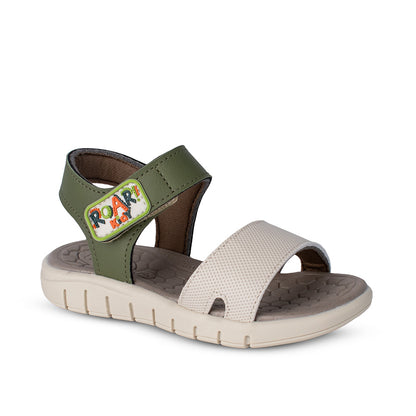 Sandália Infantil Menino Kidy Toys Dino Verde Militar