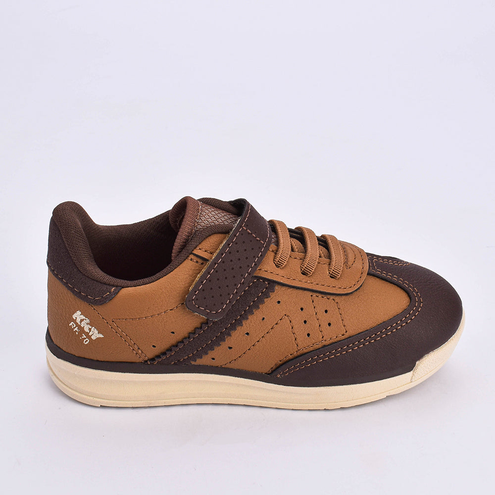 Tênis Infantil Menino Casual RK 70 Kidy Caramelo e Marrom