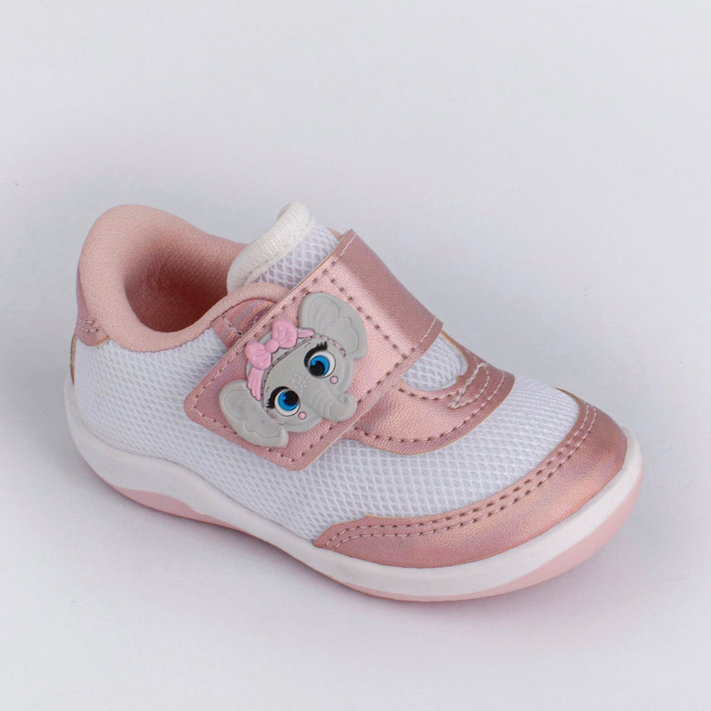 TÊNIS INFANTIL MENINA KIDY COLORS EQUILIBRIO BRANCO/NUDE