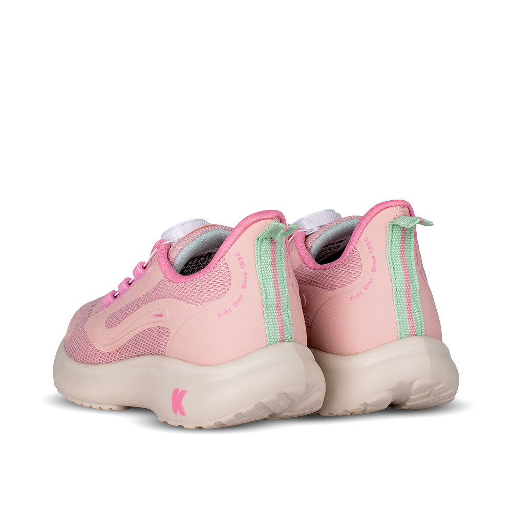 Tênis Infantil Menina Kidy Nuvem Disc Nude e Acqua Leve e Confortável