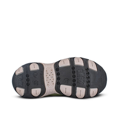 Tênis Infantil Menino Kidy Play Respitec Preto Verde Laranja com Velcro