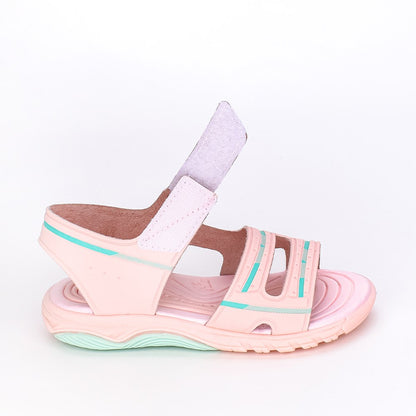 Sandália Menina Infantil Kidy Toys Nude e Acqua